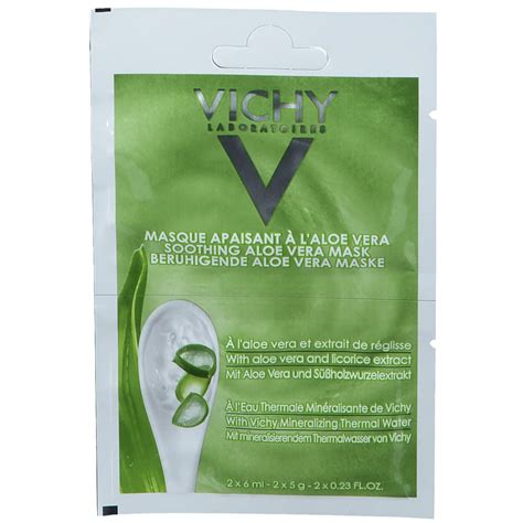 VICHY Masque apaisant à l Aloe Vera 2x6 ml Redcare Pharmacie