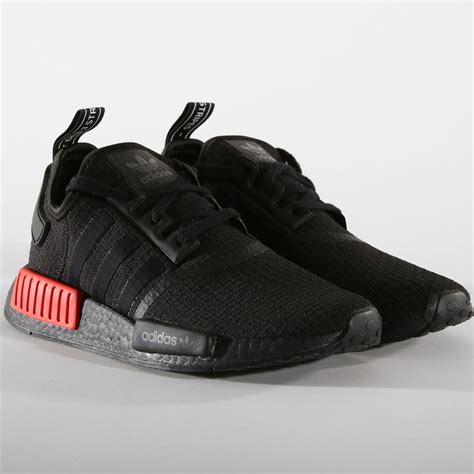 Adidas Originals Baskets Nmd R1 B37618 Core Black Lush Red