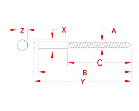 Lag Screw Suncor Stainless