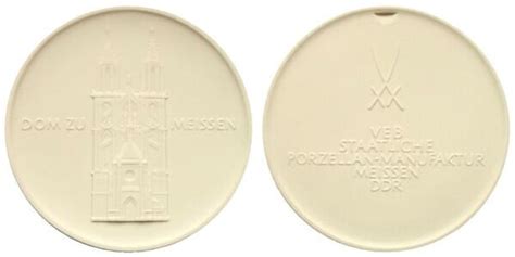 Medal Dom zu Meissen República Democrática Alemana Numista