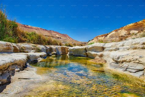 Water Oasis In The Desert Stock Photos Motion Array