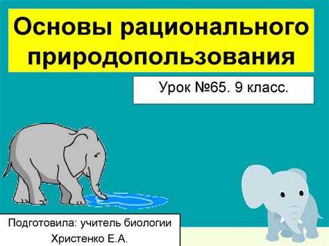 Основы рационального природопользования - презентация онлайн