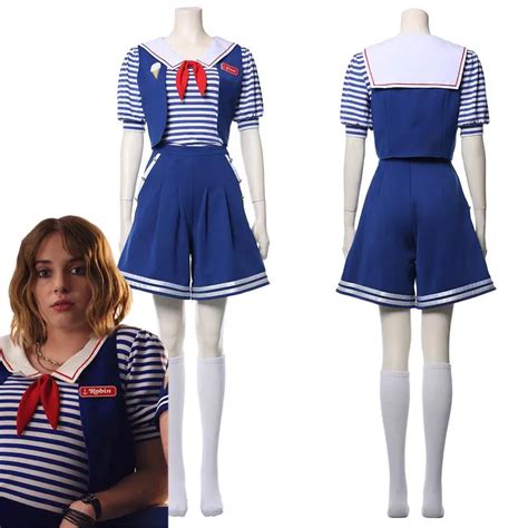 Stranger Things 3 Scoops Ahoy Robin Cosplay Costume AllCosplay