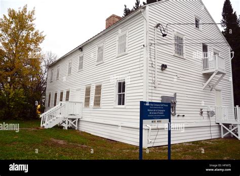 A 19th Century Hudsons Bay Company Staff House On The Original Site Of