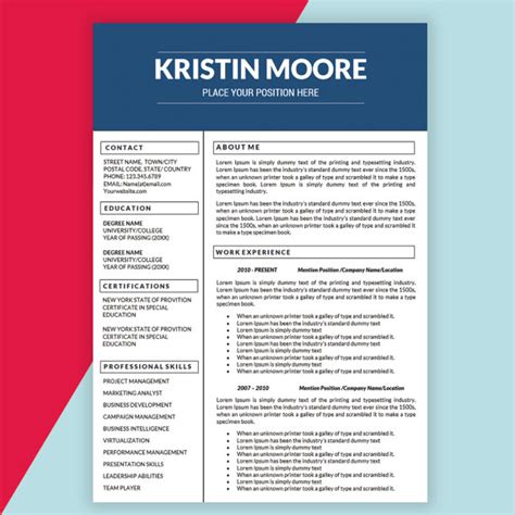 21 Perfect Marketing Resume Templates for Every Job Seeker - WiseStep
