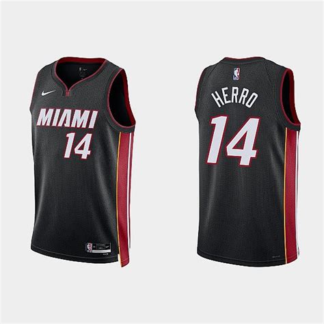 Miami Heat 14 Tyler Herro 2022 23 Icon Edition Black Men Jersey Ou Gold