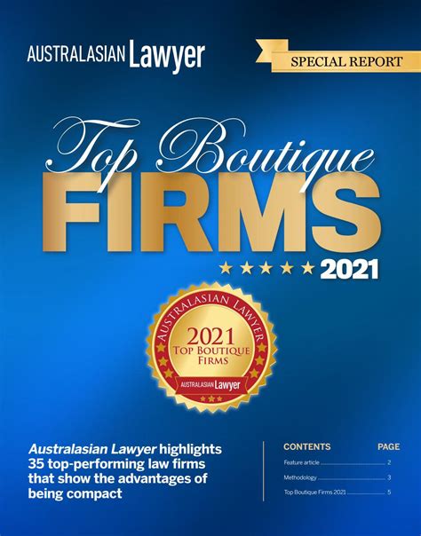 Australasian Lawyer Top Boutique Firms 2021 By Key Media Issuu