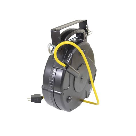 65 Retractable Cord Reel Woutlet And Circuit Breaker 8665tfs