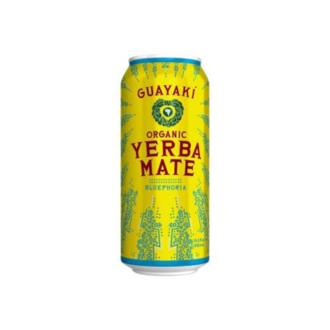 Guayaki Yerba Mate Organic Bluephoria Energy Drink 15 5 Fl Oz Smith