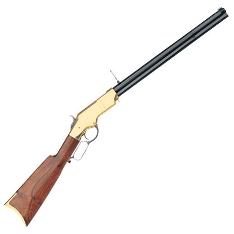 Uberti 1860 Henry Trapper Brass Lever Action Rifle - 45 (Long) Colt ...