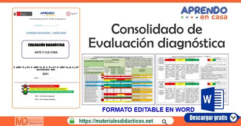 Arte Y Cultura De La Evaluaci N Diagn Stica Consolidada