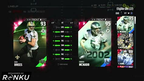 Madden Ultimate Team We Snagged Legend Donovan Mcnabb Xbox One