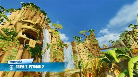 Crash Team Racing Nitro Fueled PS4 Trophy Race Papu S Pyramid