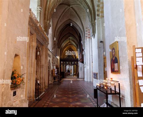 St Albans Hertfordshire England September 21 2021 Arched Corridor