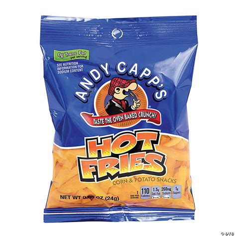 Andy Capps Hot Fries 085 Oz 72 Count Oriental Trading