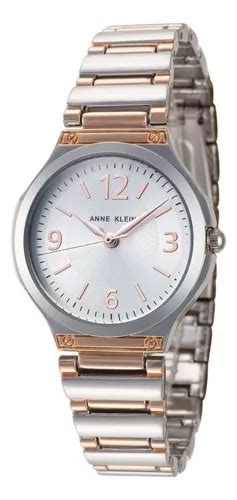 Reloj Mujer Anne Klein Cristal Mineral Mm Ak Svrt Correa