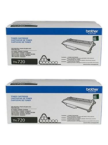 Amazon Brother Genuine TN 720 TN720 Black Laser Toner Cartridge