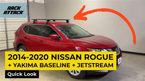 Nissan Rogue With Yakima Baseline Jetstream Roof Rack