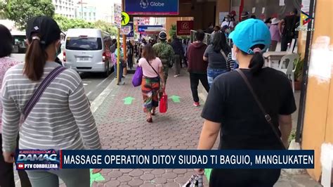 News Massage Operation Ditoy Siudad Ti Baguio Manglukaten Youtube