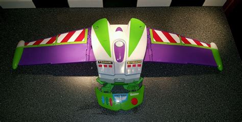 Toy Story Buzz Lightyear Jet Pack Wings Talking Space Ranger Works