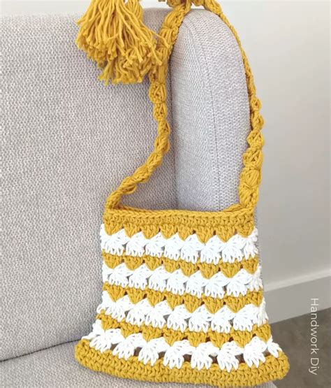 Bolso Morral Tejido A Crochet Blog — Handwork Diy