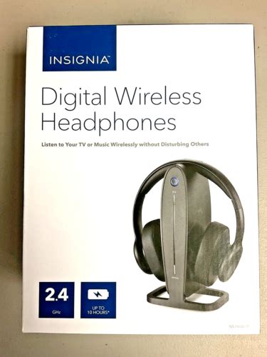 Insignia Ns Hawhp2 Rf Digital Wireless Over The Ear Headphones Black 600603235832 Ebay