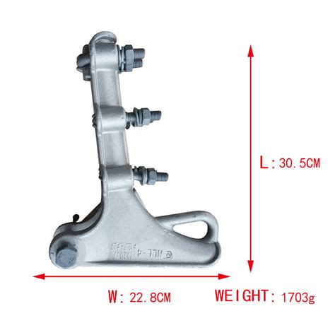 Buy Hot Dip Galvanized Steel Nll Serial Strain Clamp Customizable