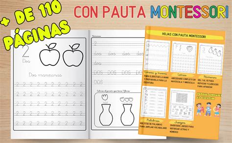 Aprende LETRAS Y NÚMEROS en Mayúscula y Minúscula con Pauta MONTESSORI