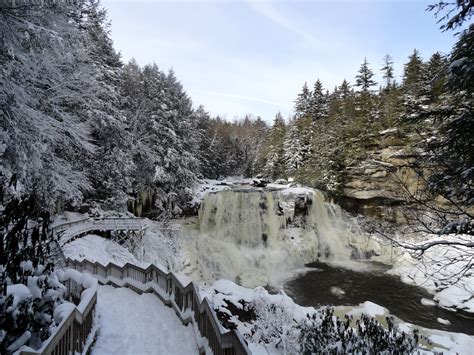 #716003 Blackwater Falls State Park USA, Seasons, Winter, Snow - Rare ...