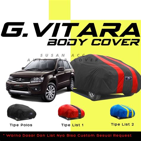 Jual Body Cover Mobil Vitara Sarung Mobil Grand Vitara Grand Livina