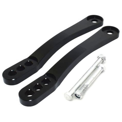 Rear Suspension Lowering Drop Links Kit Black For Kawasaki Zx