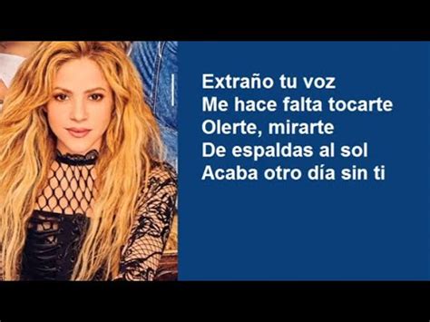 NADA Letra SHAKIRA YouTube