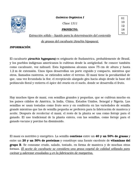 PDF PROYECTO ORGÁNICA I FQ UNAM DOKUMEN TIPS