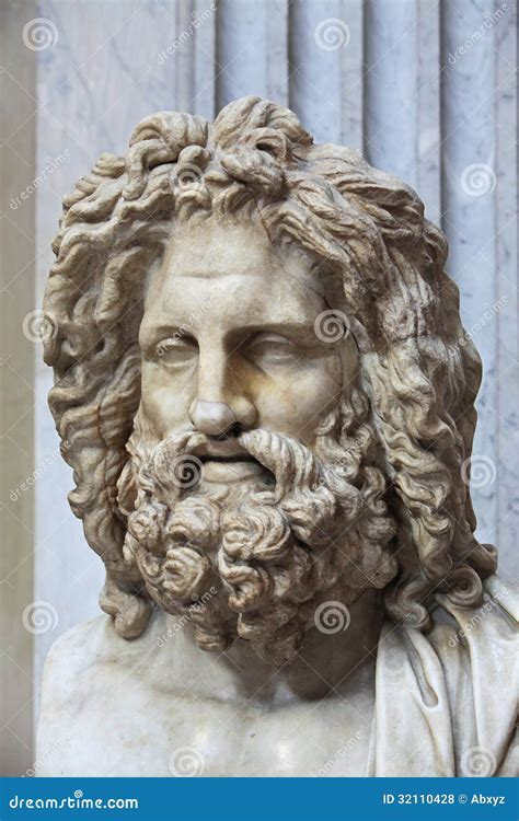 Portrait Of Zeus Editorial Stock Photo Image Of History 32110428