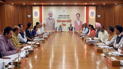 With Eye On Assembly Polls In 5 States Bjp To Hold Crucial Meeting Today Pm Modi Shah To Attend