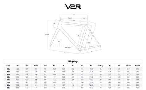 Colnago Frame Size Chart