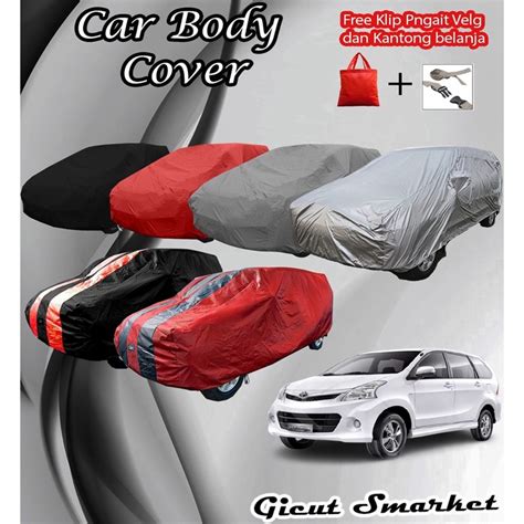 Jual Selimut Sarung Cover Body Mobil Avanza Xenia Veloz Free Pengait