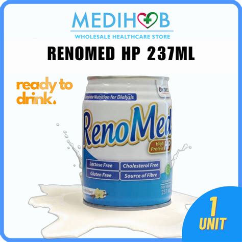 RENOMED HIGH PROTEIN VANILLA FLAVOUR 237ML EXP 26 3 2025 Shopee