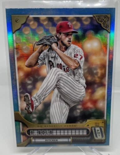 Aaron Nola Topps Gypsy Queen Chrome Blue Refractor Phillies