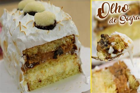 Bolo olho de sogra a deliciosa combinação de creme de coco doce de