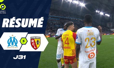 OLYMPIQUE DE MARSEILLE RC LENS 2 1 Résumé OM RCL 2023