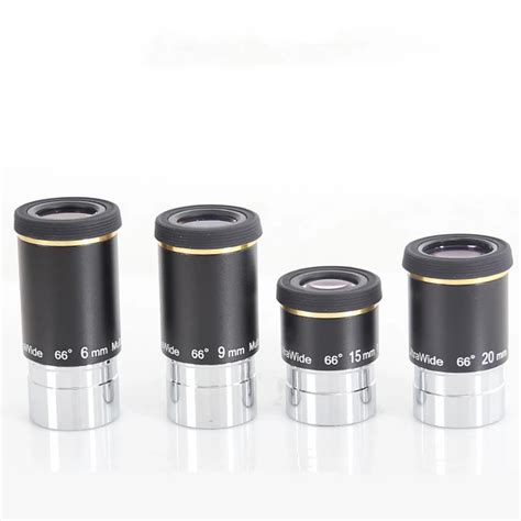 Ultra Wide Angle 66 Degree Eyepiece UW6mm 9mm 15mm 20mm Planetary High