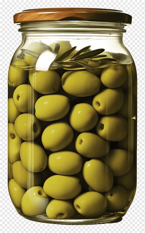 Green Olives In Jar Png PNGWing