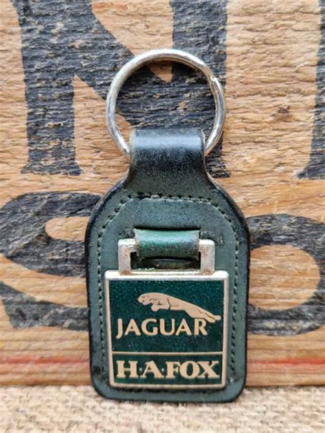 Vintage Original Ha Fox Jaguar Leather Fob Key Ring By Manhatten Birmingham Eur 29 13 Picclick It