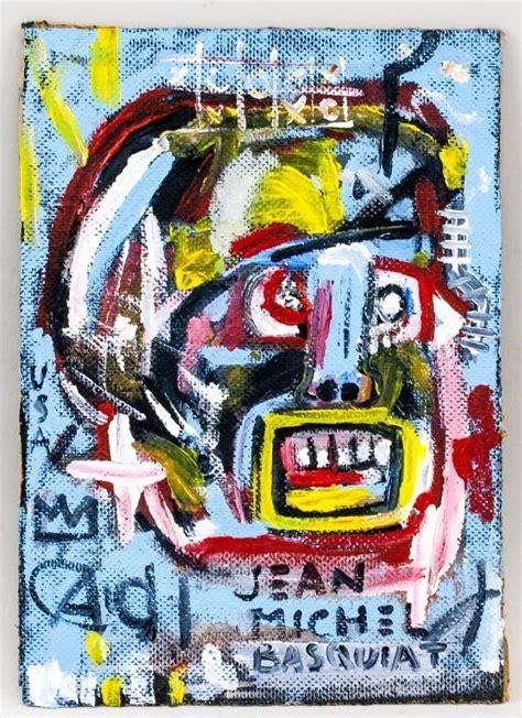 Jean Michel Basquiat Acrylic On Board For Auction At On Nov