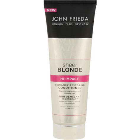 John Frieda Sheer Blonde Hi Impact Vibrancy Restoring Conditioner Ml South African Pharmacy