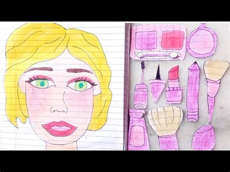 Paperdiy Barbie Doll Makeup Tutorial Asmr Beautiful Doll Makeup