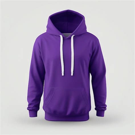 Premium Photo Blue Hoodie In Front View Mockup Style Photo White