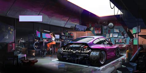 Car Workshop Wallpaper,HD Artist Wallpapers,4k Wallpapers,Images ...