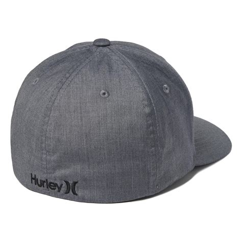 כובע הארלי אפור שחור Hurley Dri Fit One And Only Hat Black Phantom